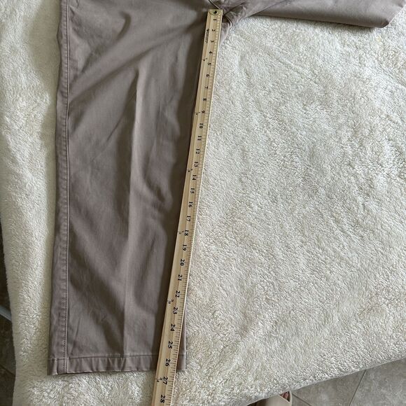 Peter Millar Pants Men's Size 38 Tan Flat Front Straight Leg Khaki Chino - Picture 11 of 12